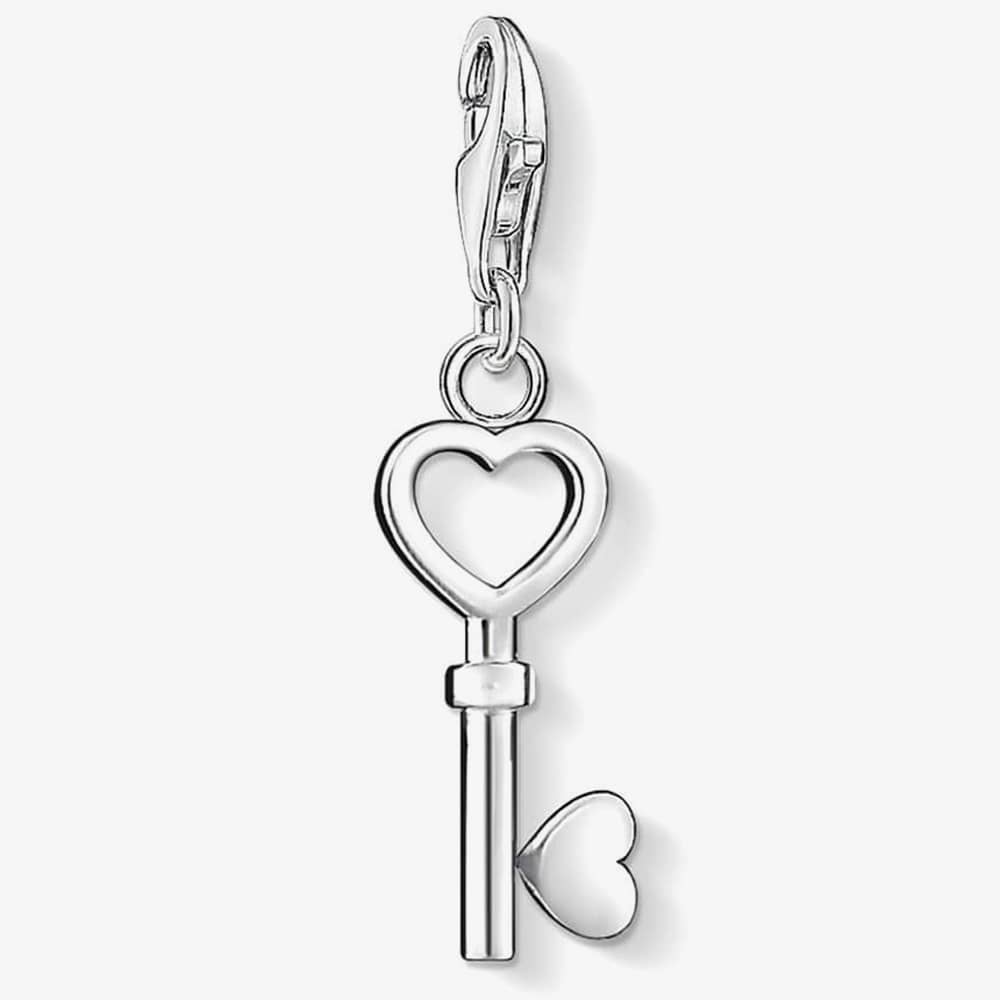 Product photograph of Thomas Sabo Silver Key Charm 0888-001-12 from The Jewel Hut