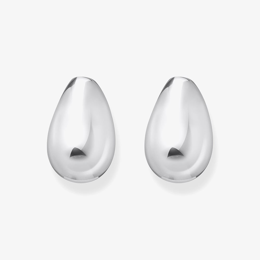 THOMAS SABO Sterling Silver Tear Drop Stud Earrings H2308-001-21