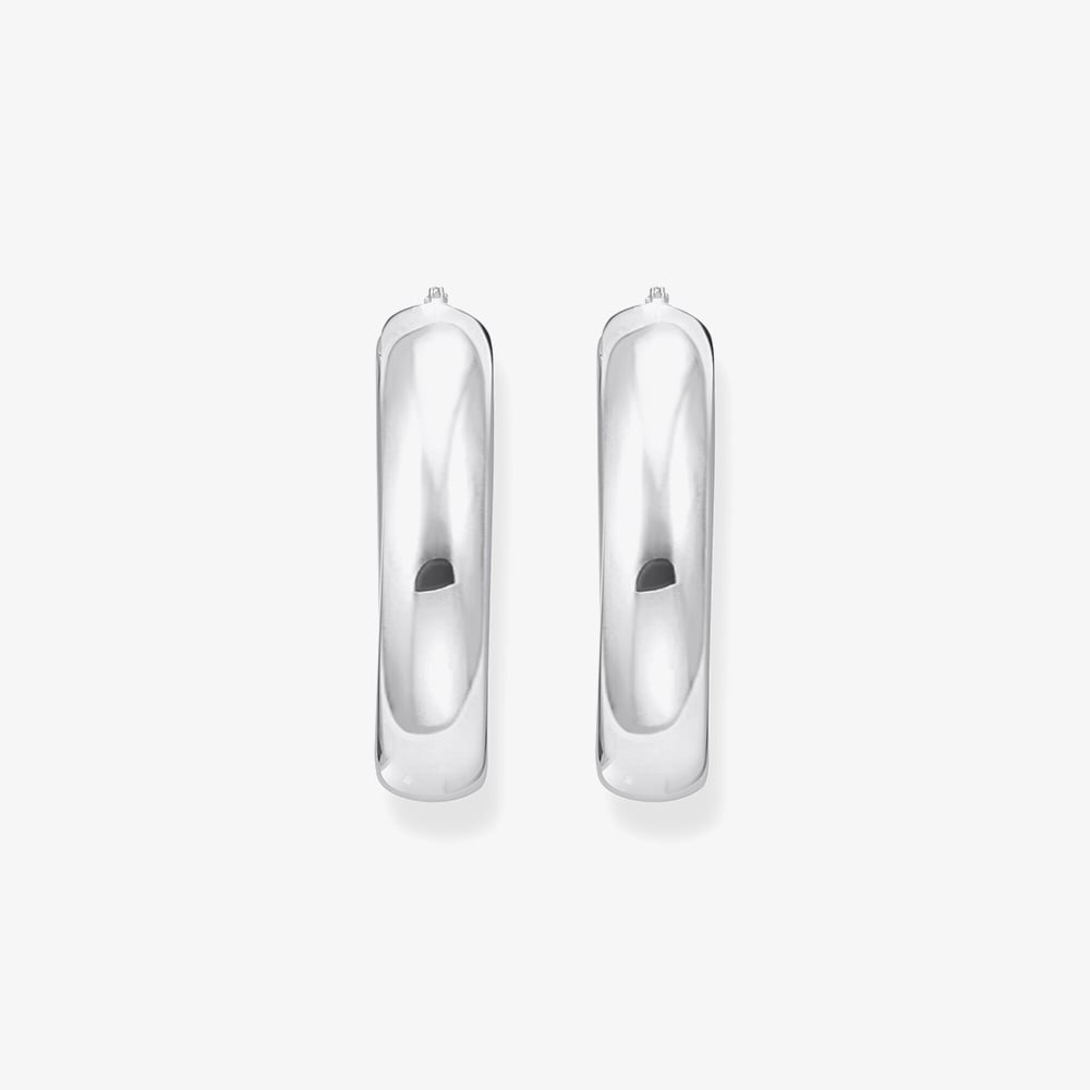 THOMAS SABO Sterling Silver 34.2mm Chunky Hoop Earrings CR739-001-21