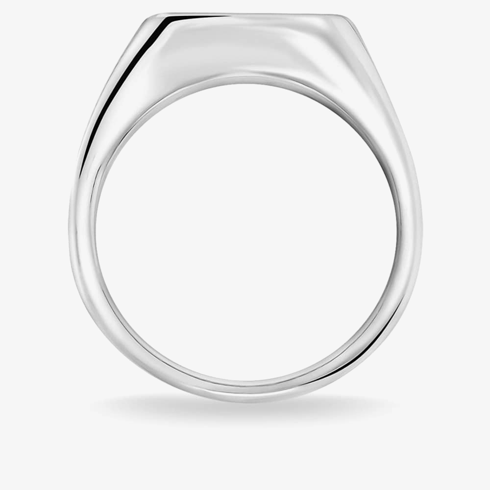 THOMAS SABO Sterling Silver Classic Square Shaped Signet Ring TR2248-001-21