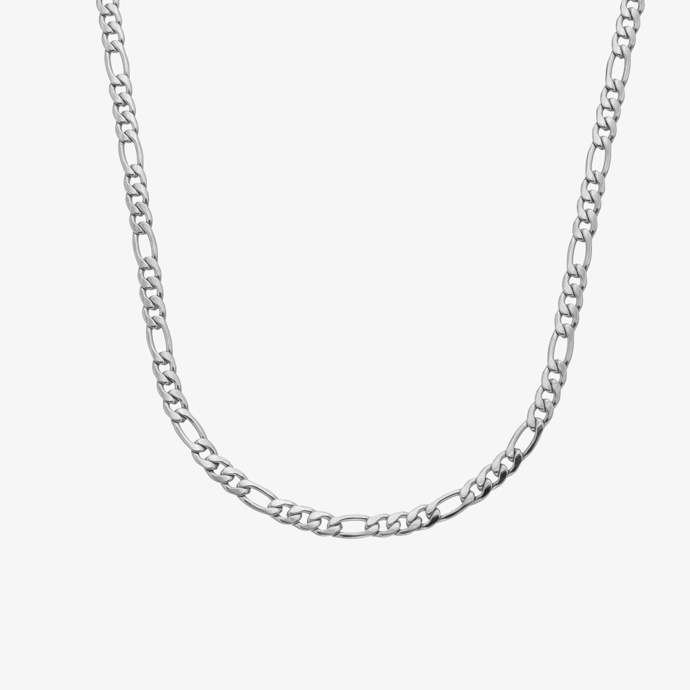 Ava & Sky Stainless Steel Figaro Chain ASN0032