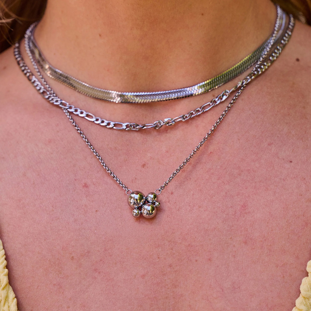 Ava & Sky Stainless Steel Figaro Chain ASN0032