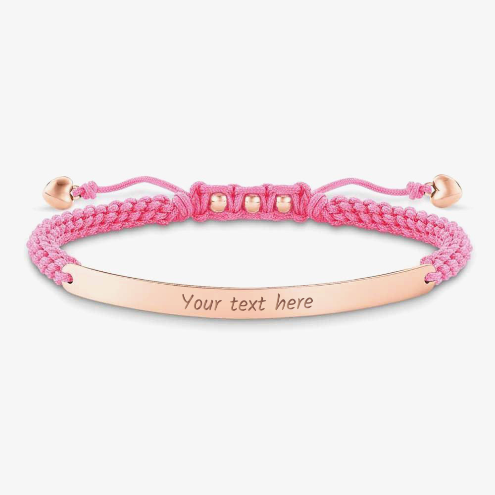 THOMAS SABO Ladies Pink Heart Rose Love Bridge Bracelet LBA0048-597-9-L19V
