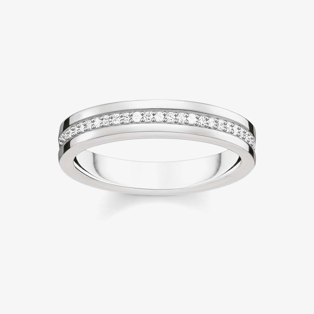 THOMAS SABO Ladies Glam And Soul Silver Ring TR2117-051-14