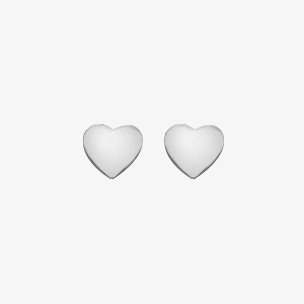 Hot Diamonds Silver Whisper Sterling Silver Love Heart Stud Earrings SWE001