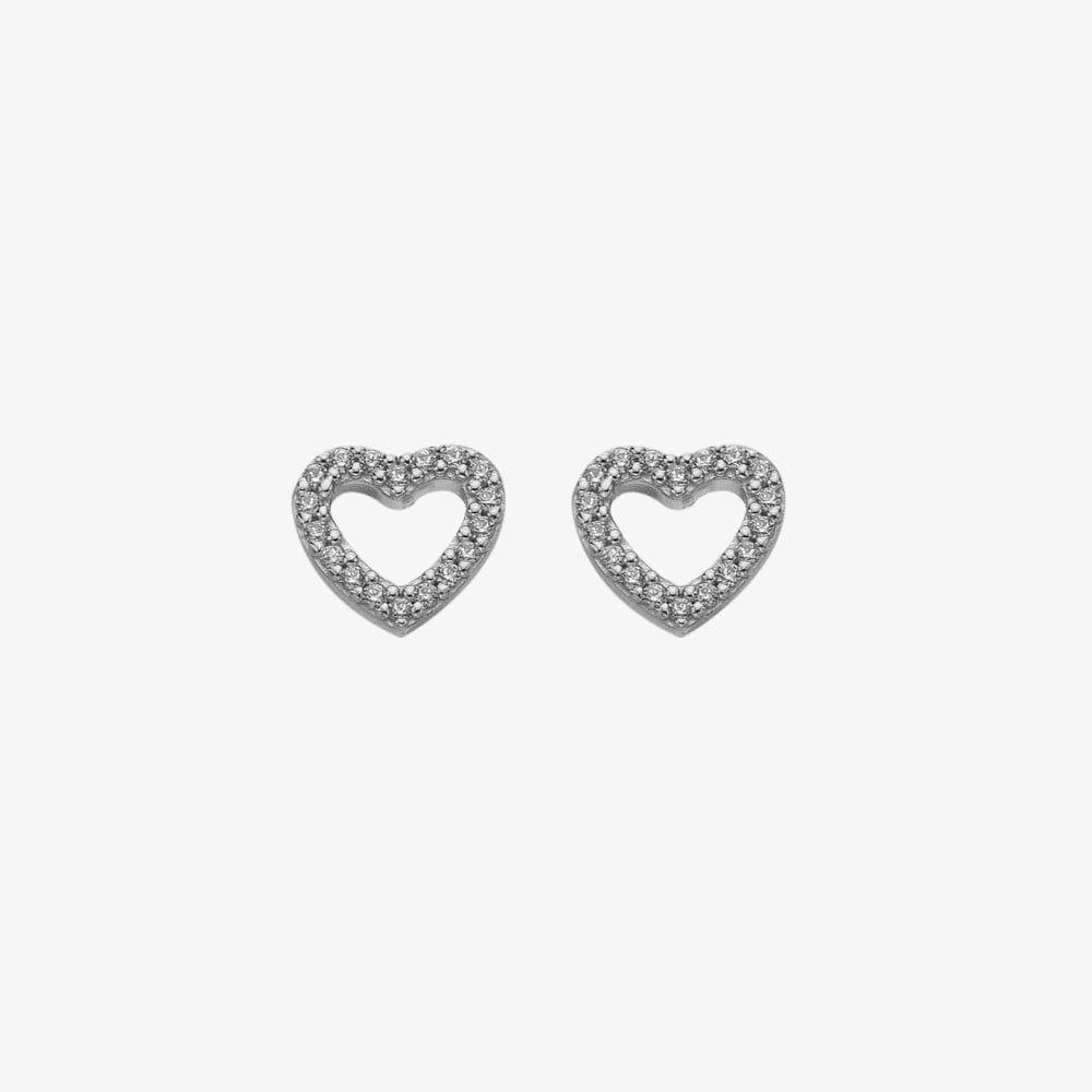 Hot Diamonds Silver Whisper Sterling Silver Happy Birthday Earrings SWE004