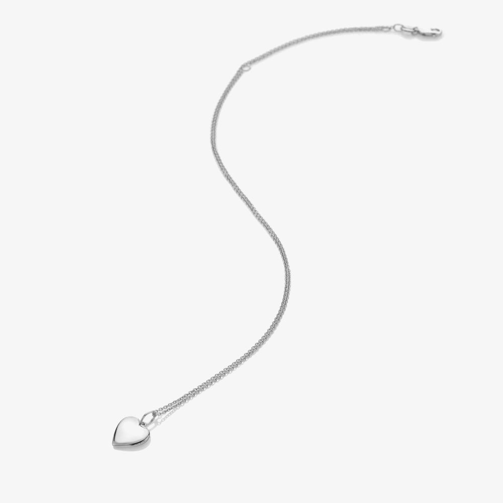 Hot Diamonds Silver Whisper Sterling Silver Love Heart Necklace SWP001