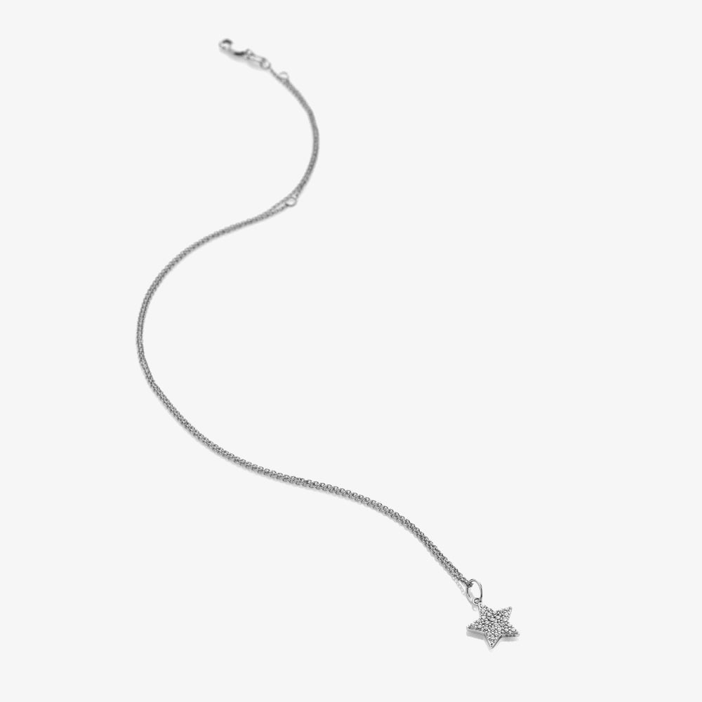 Hot Diamonds Silver Whisper Sterling Silver Superstar Necklace SWP002