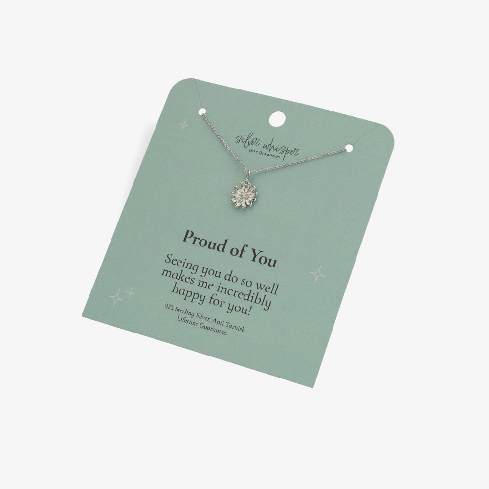 Hot Diamonds Silver Whisper Sterling Silver Proud Of You Necklace SWP009