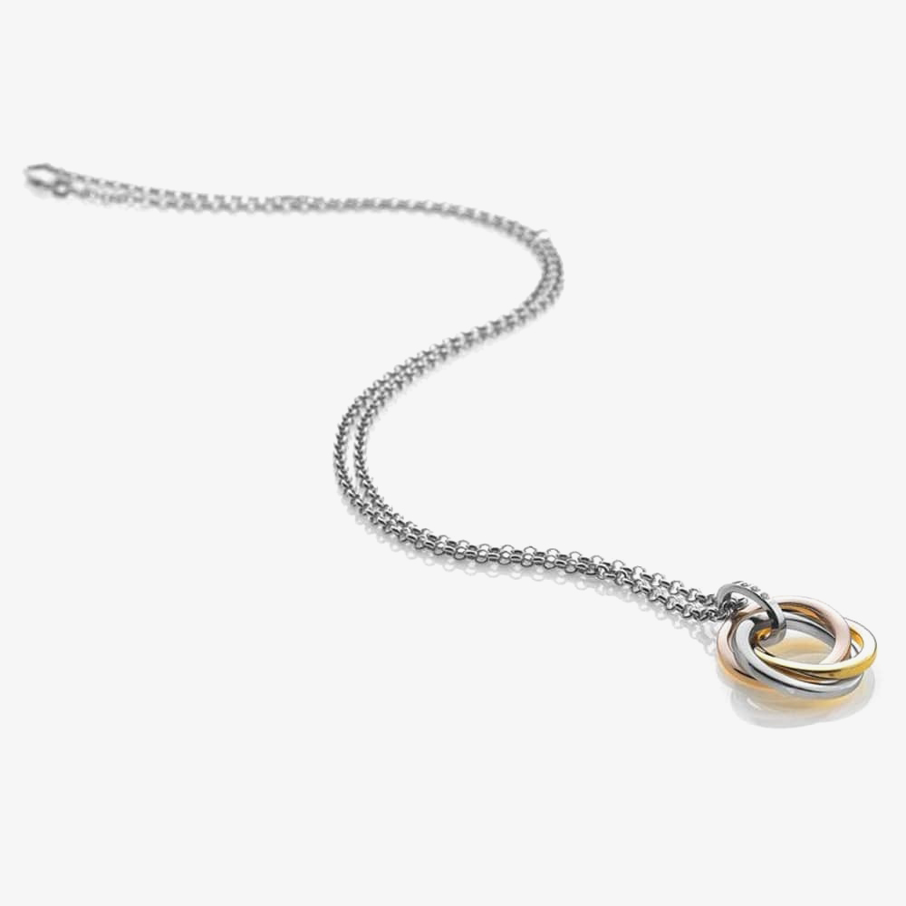 Hot Diamonds Three Colour Diamond Trio Ring Pendant DP544