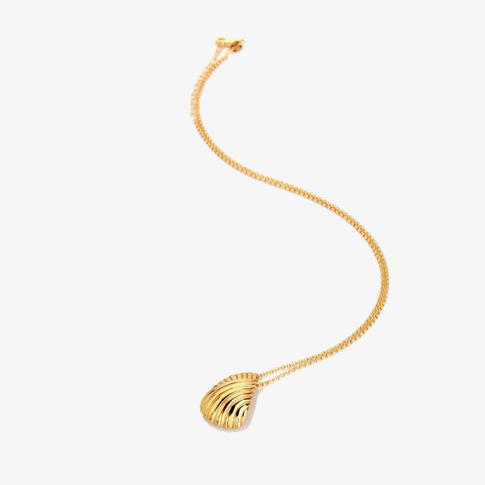 Hot Diamonds HD X Golden Edit Paris Gold Plated Diamond Pendant Necklace DP1084