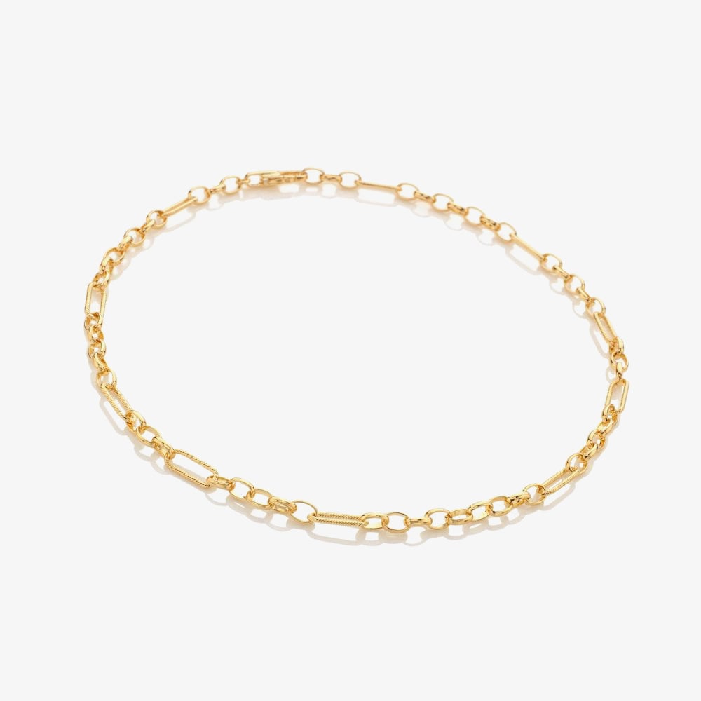 Hot Diamonds HD X Golden Edit 18ct Gold Plated Embrace Statement Chain CH119