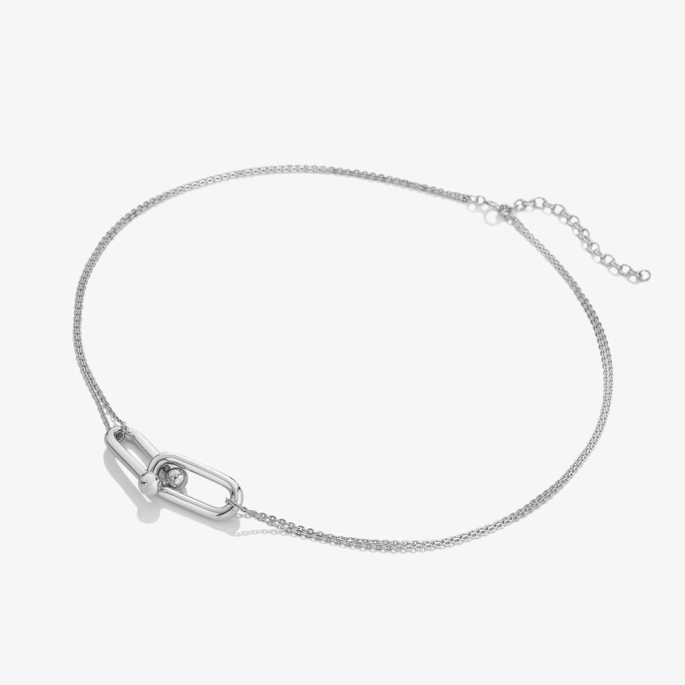 Hot Diamonds Icon Link Sterling Silver Necklace DN209