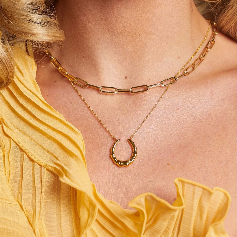 Hot Diamonds HD X Golden Edit Bondi Necklace DN215