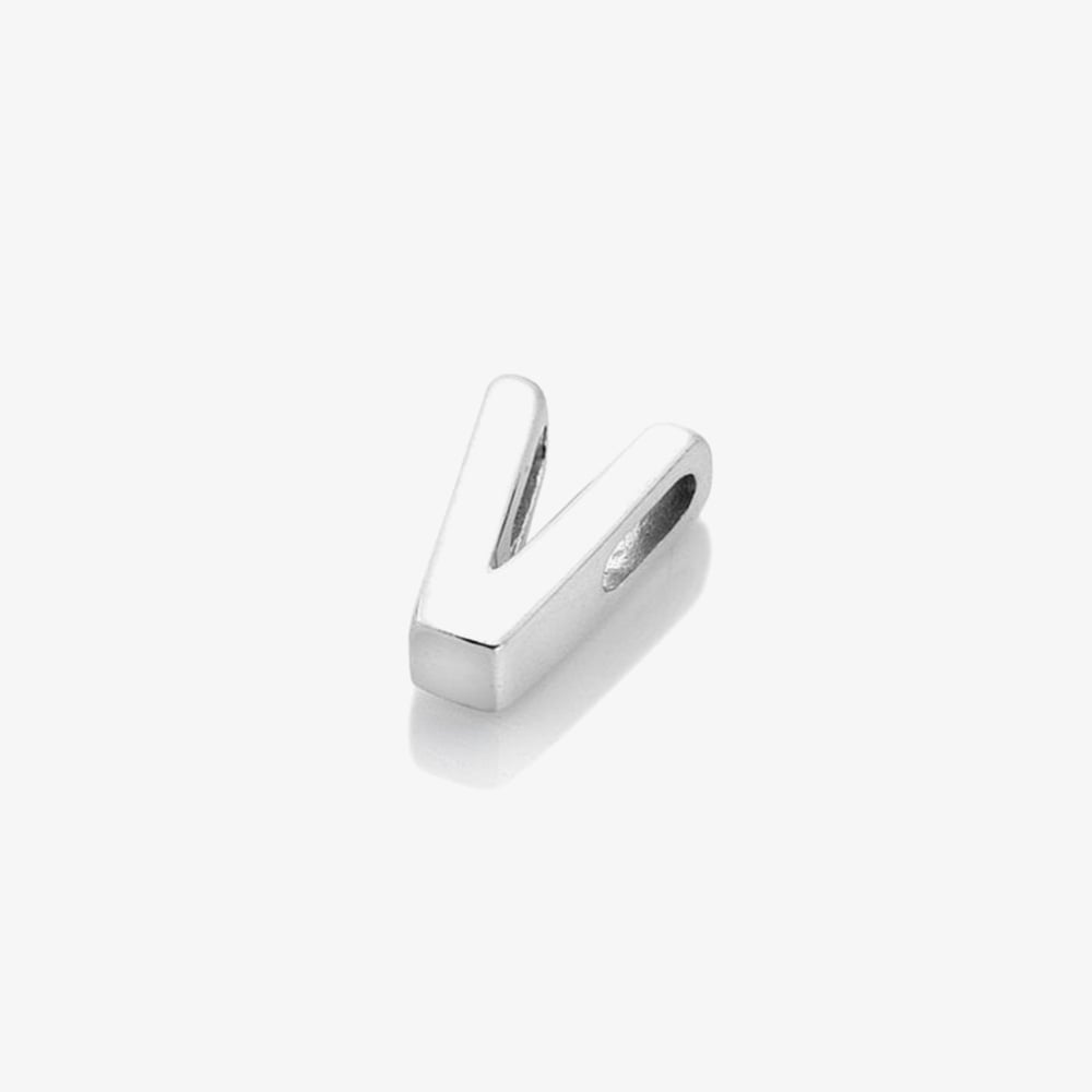 Hot Diamonds Storyteller Silver Letter V Loose Pendant DP812