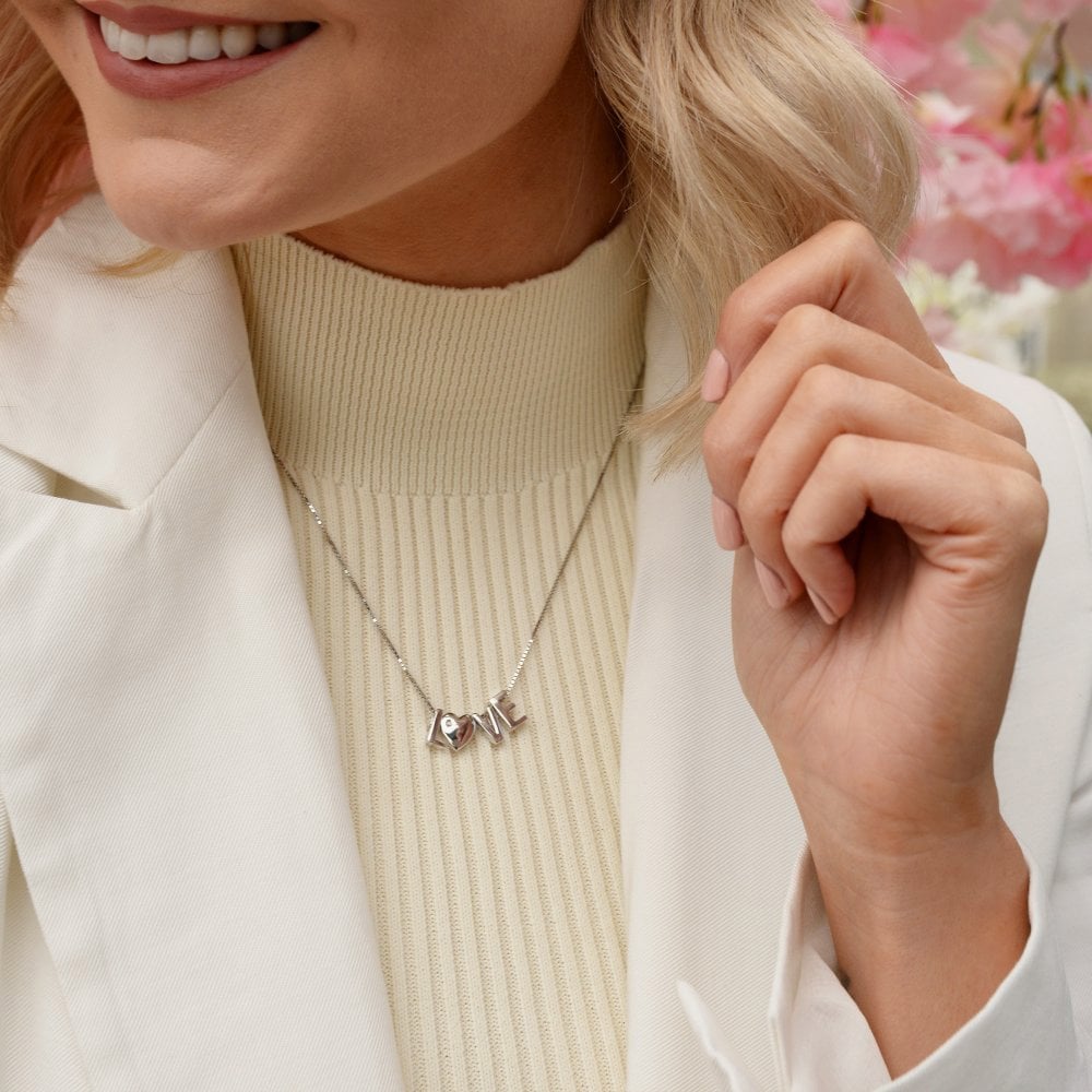 Hot Diamonds Storyteller Silver Letter V Loose Pendant DP812