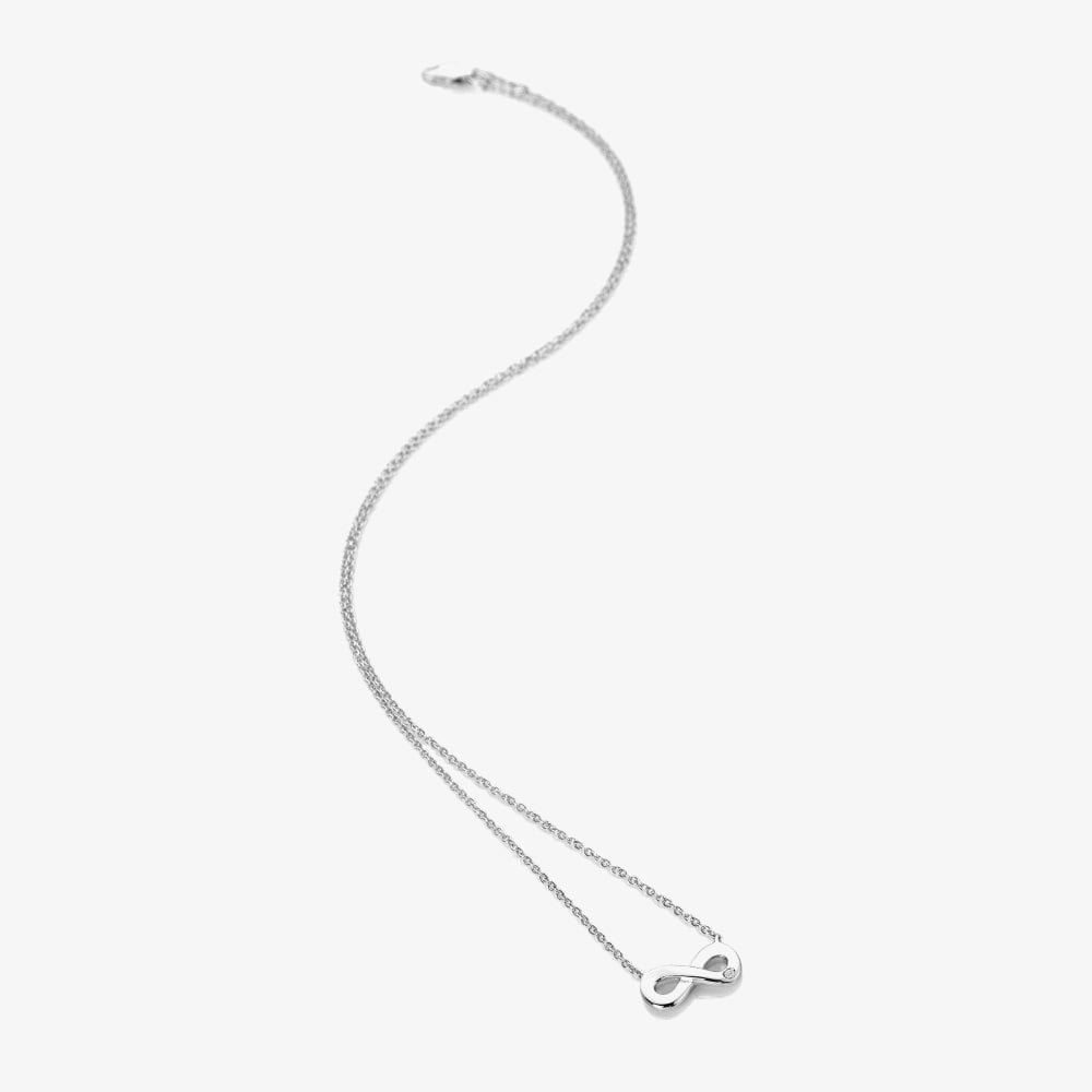 Hot Diamonds Amulets Silver Infinity Pendant Necklace DP893