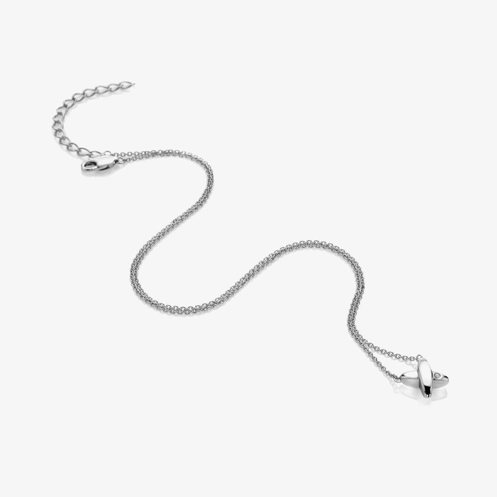 Hot Diamonds Sterling Silver Diamond Coupled Pendant DN238