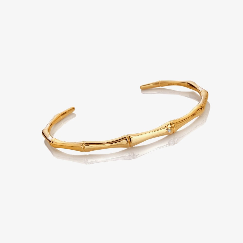 Hot Diamonds HD X Golden Edit Bondi Bangle DC220