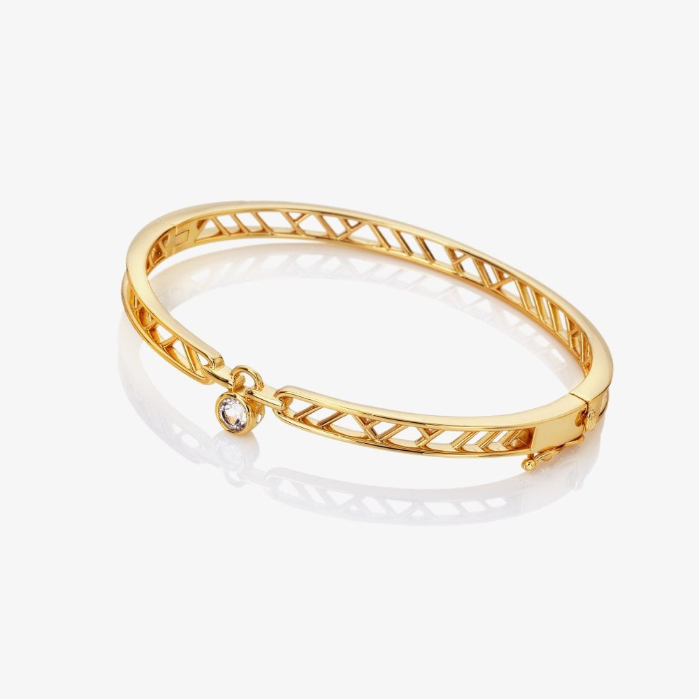 Hot Diamonds HD X Golden Edit Revolve Bangle DC222
