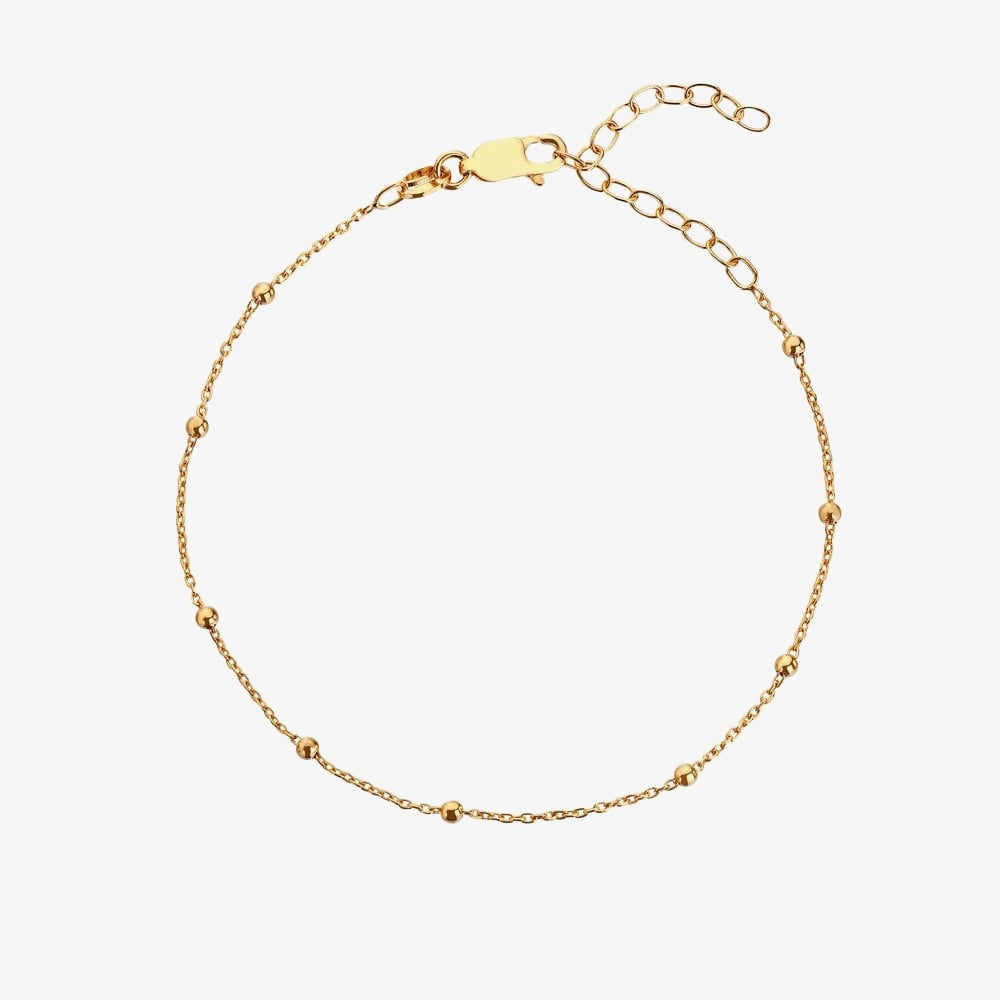 Hot Diamonds HD x Tasha Ghouri Gold Bead Chain Bracelet DL683