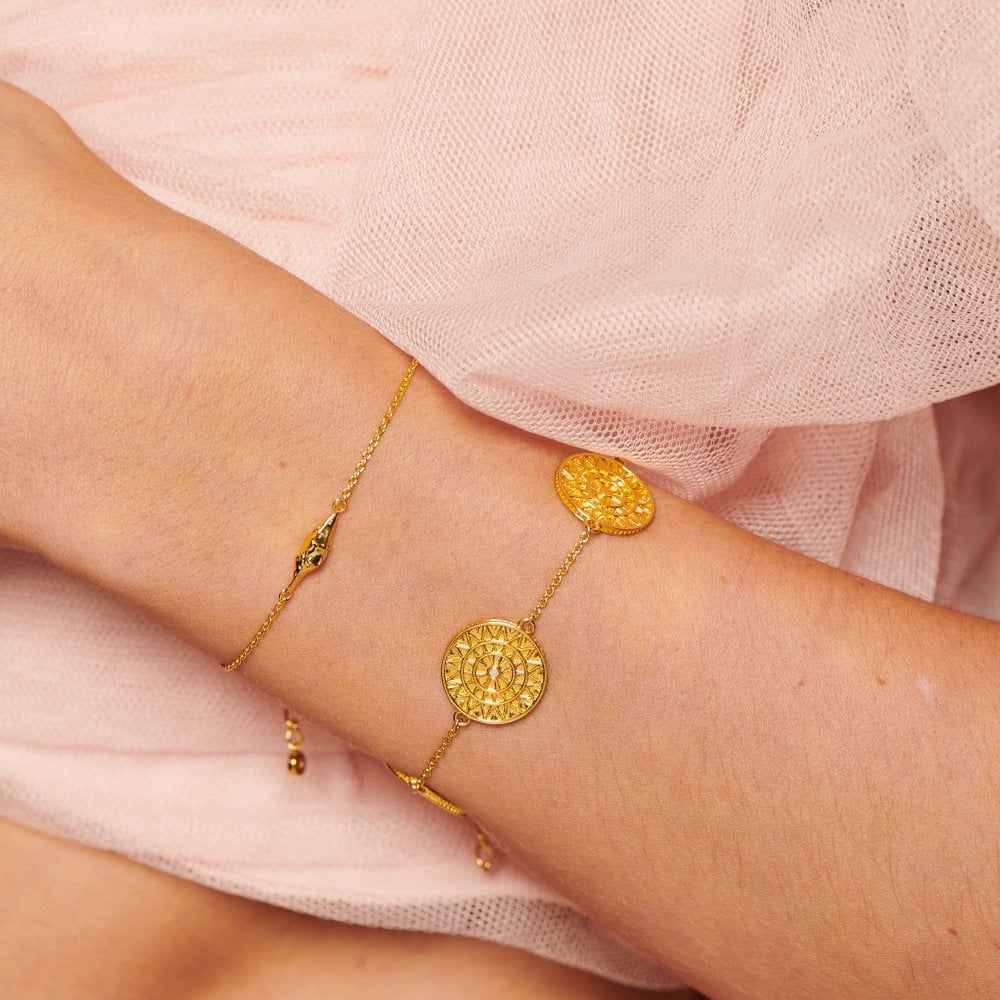 Hot Diamonds Golden Edit Athena Bracelet DL724