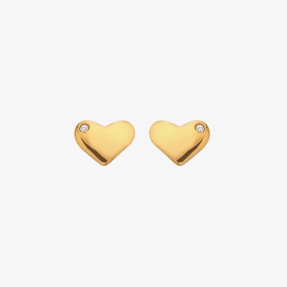 Hot Diamonds HD X Golden Edit Golden Edit Desire Stud Earrings DE781