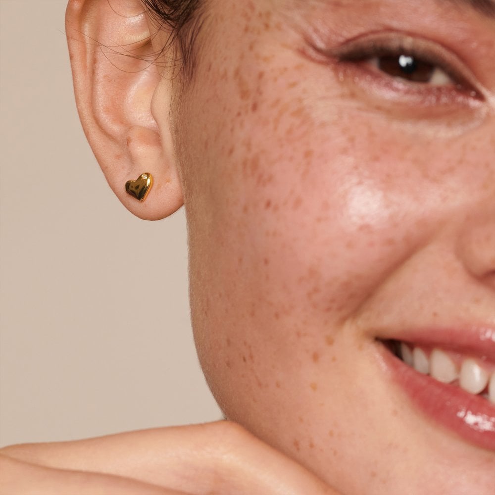 Hot Diamonds HD X Golden Edit Golden Edit Desire Stud Earrings DE781