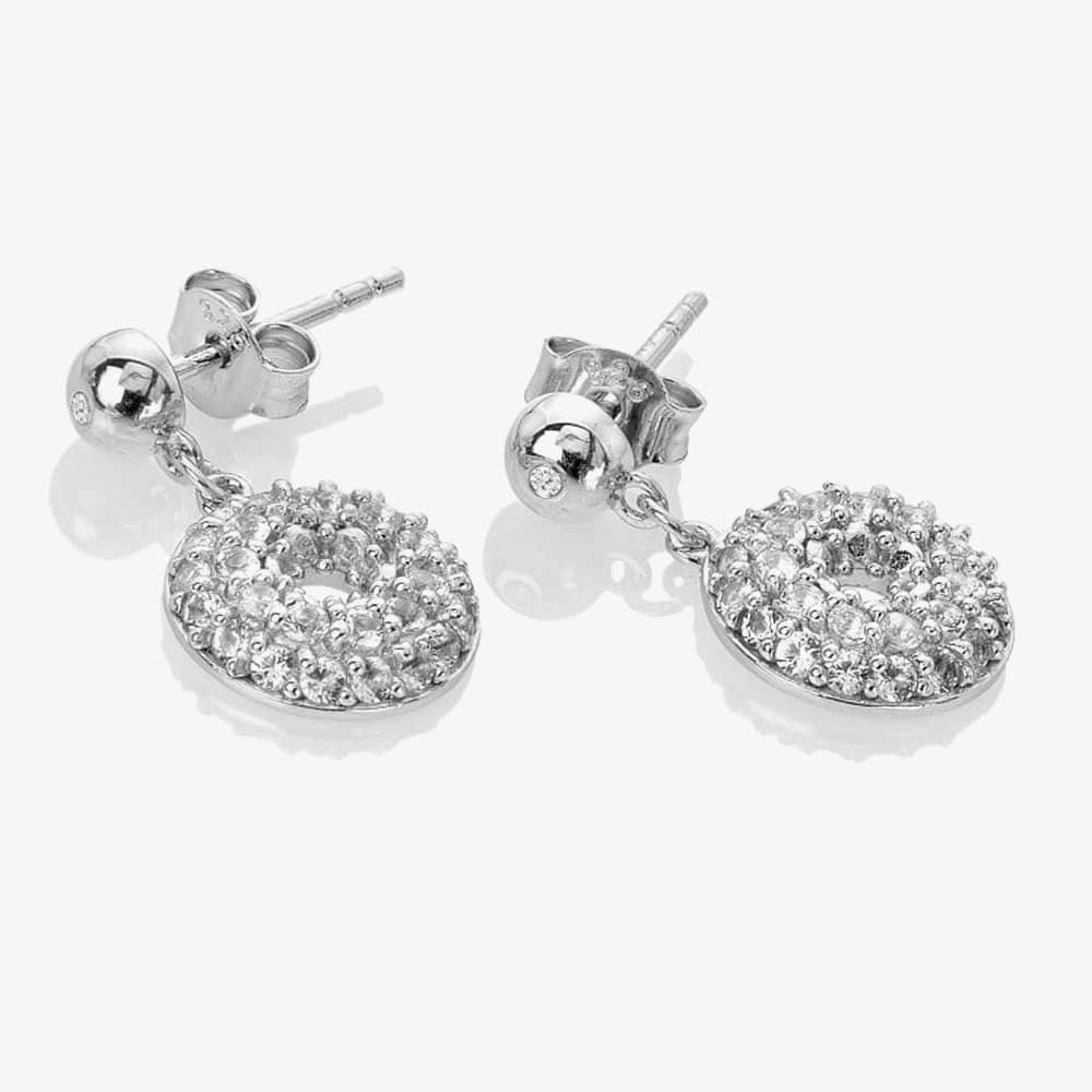 Hot Diamonds Forever White Topaz Dropper Earrings DE722