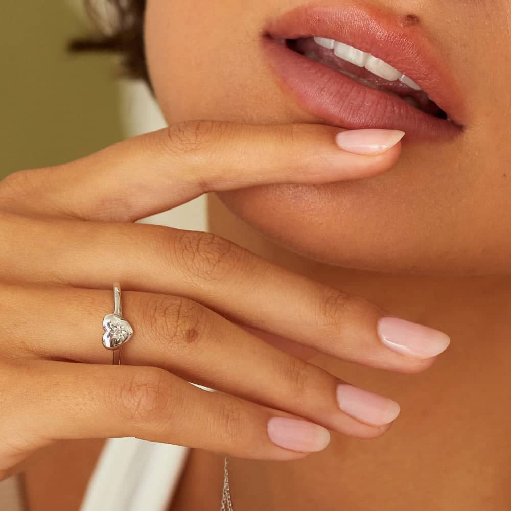 Hot Diamonds Sterling Silver Heart Icon Ring DR241