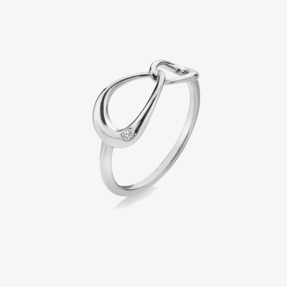 Hot Diamonds Sleek Silver Ring DR290
