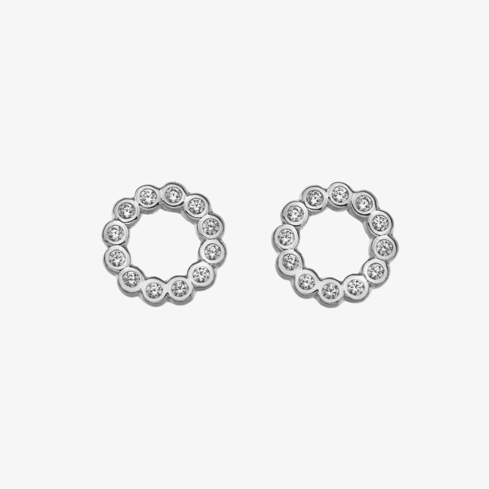 Hot Diamonds Emozioni Innocence Cubic Zirconia Stud Earrings EE030