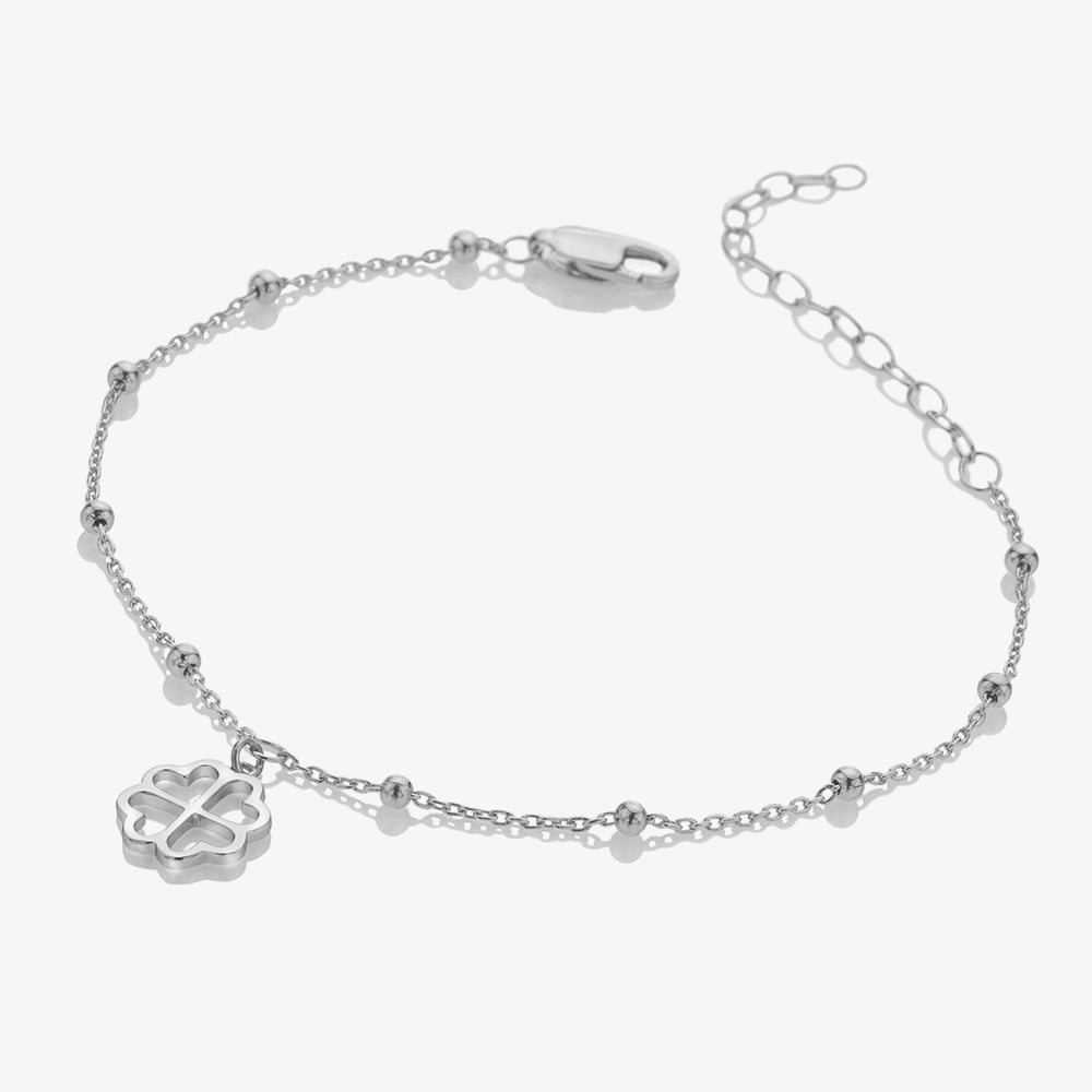 Hot Diamonds Silver Whisper Sterling Silver Good Luck Bracelet SWB011