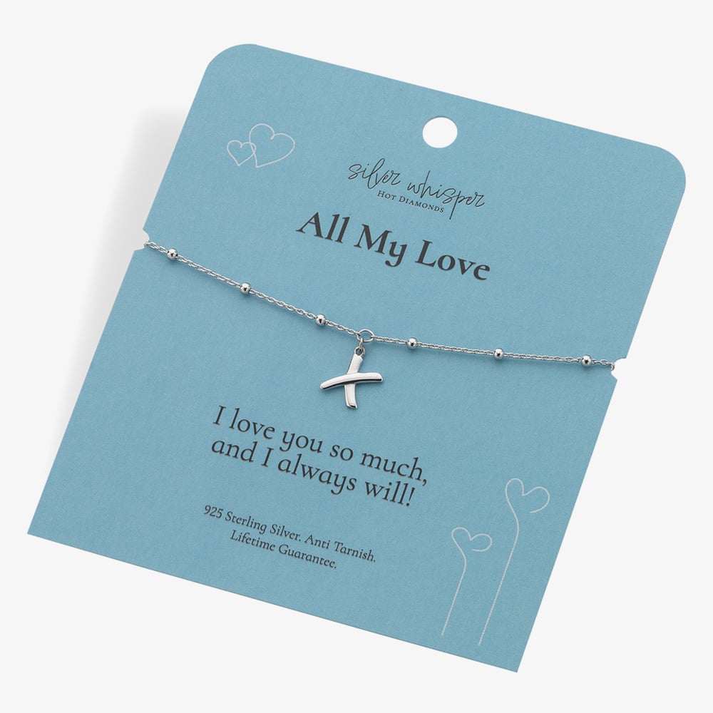 Hot Diamonds Silver Whisper Sterling Silver All My Love Bracelet SWB010