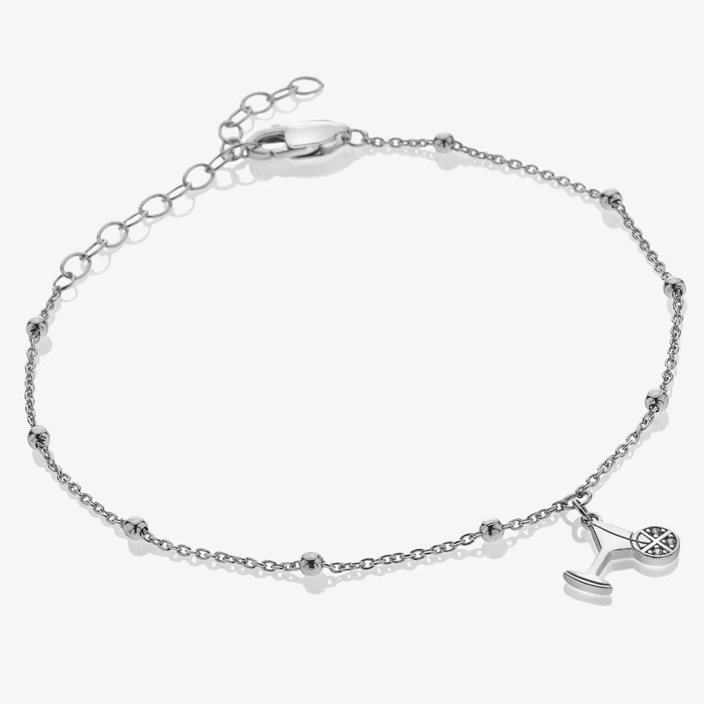 Hot Diamonds Silver Whisper Sterling Silver Birthday Celebrations Bracelet SWB004