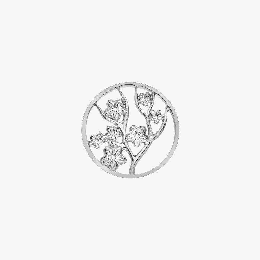 Hot Diamonds Emozioni Fiore Silver 25mm Coin EC508