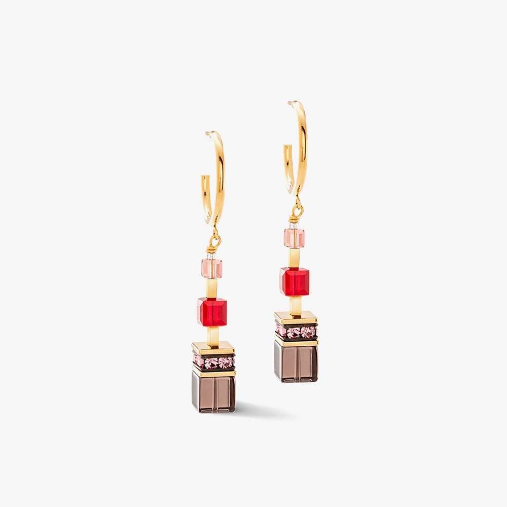 Click to view product details and reviews for Coeur De Lion Geocube Precious Statement Gold Tone Red Multi Stone Dropper Earrings 3039 21 0316. Click to view product details and reviews for Coeur De Lion Geocube Precious Statement Gold Tone Red Multi Stone Dropper Earrings 3039 21 0316.