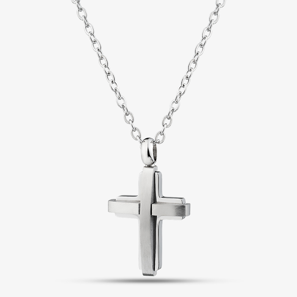Unique Stainless Steel Cross Pendant AN