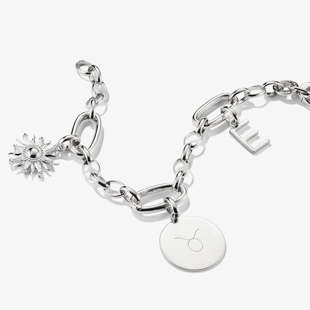 THOMAS SABO Charm Club Connect Silver Large Round Charm CC1273-001-21