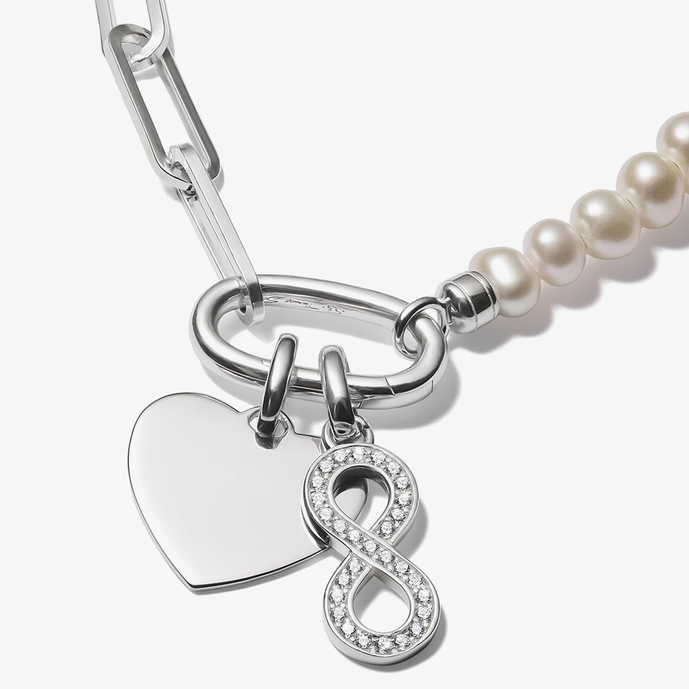THOMAS SABO Charm Club Connect Silver Small Heart Charm CC1272-001-21