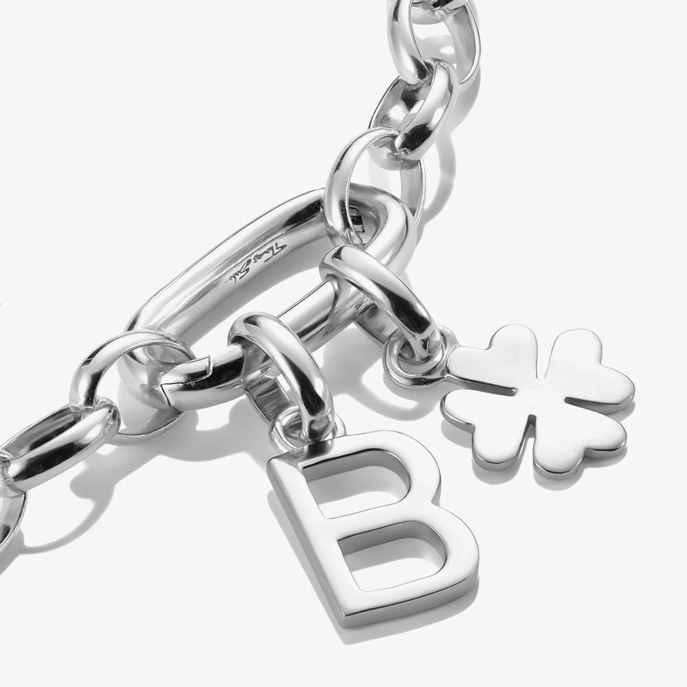 THOMAS SABO Charm Club Connect Silver Lucky Clover Charm CC1202-001-21