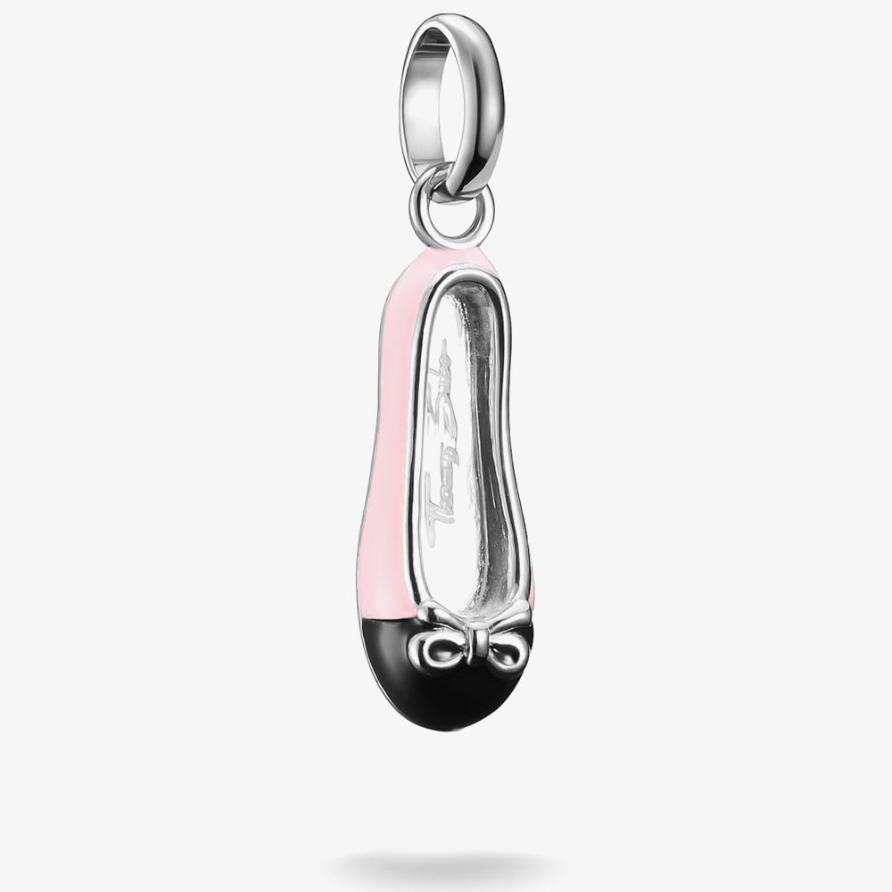 THOMAS SABO Charm Club Connect Pink Ballerina Slipper Charm CC1245-007-9