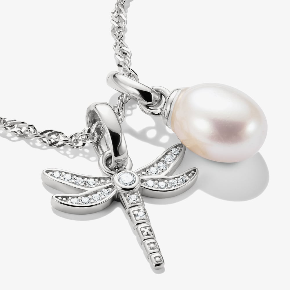 THOMAS SABO Charm Club Connect Freshwater Pearl Charm CC1282-082-14