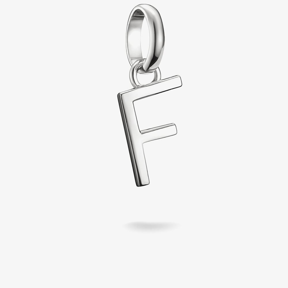 THOMAS SABO Charm Club Connect Silver Letter F Charm CC1212-001-21