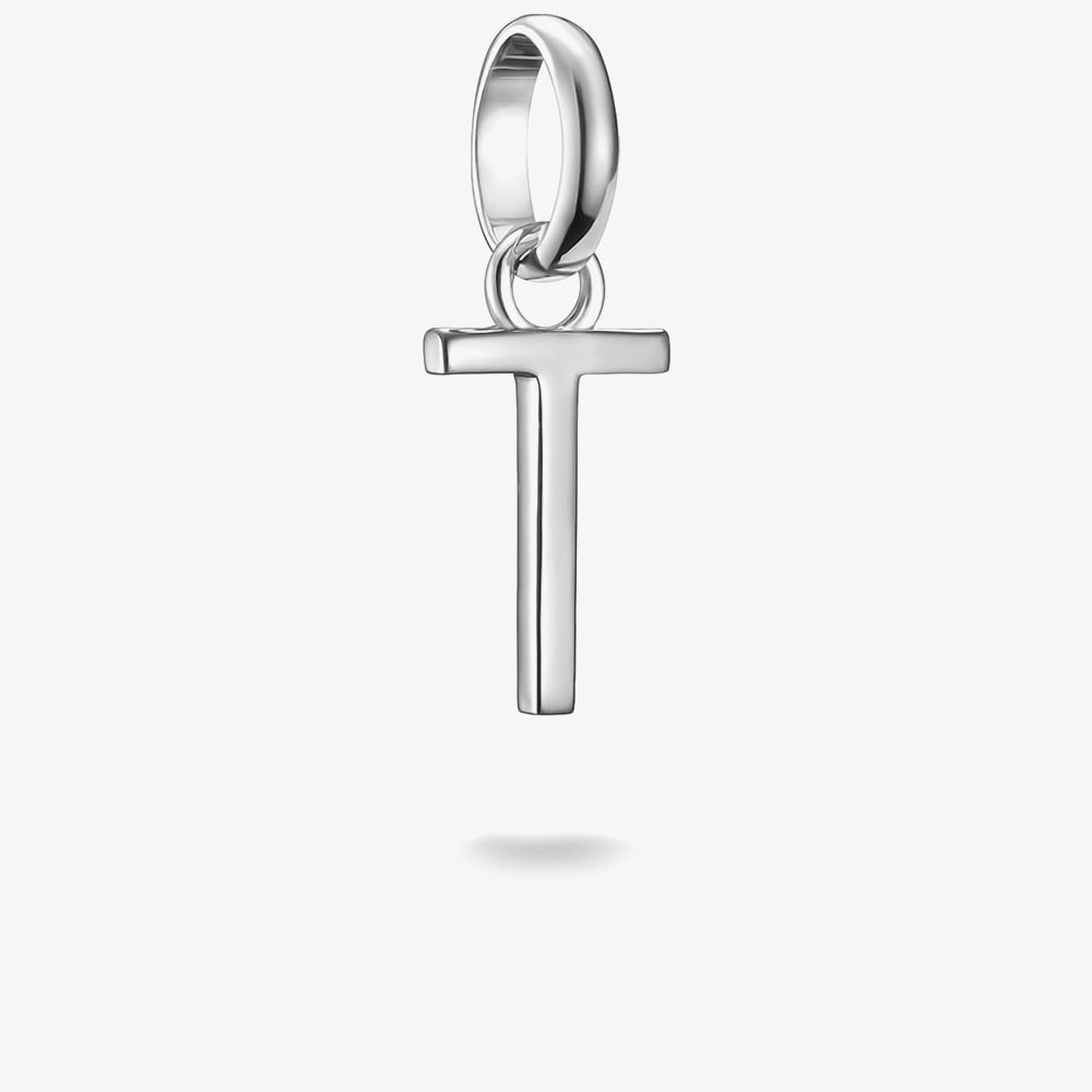 THOMAS SABO Charm Club Connect Silver Letter T Charm CC1226-001-21