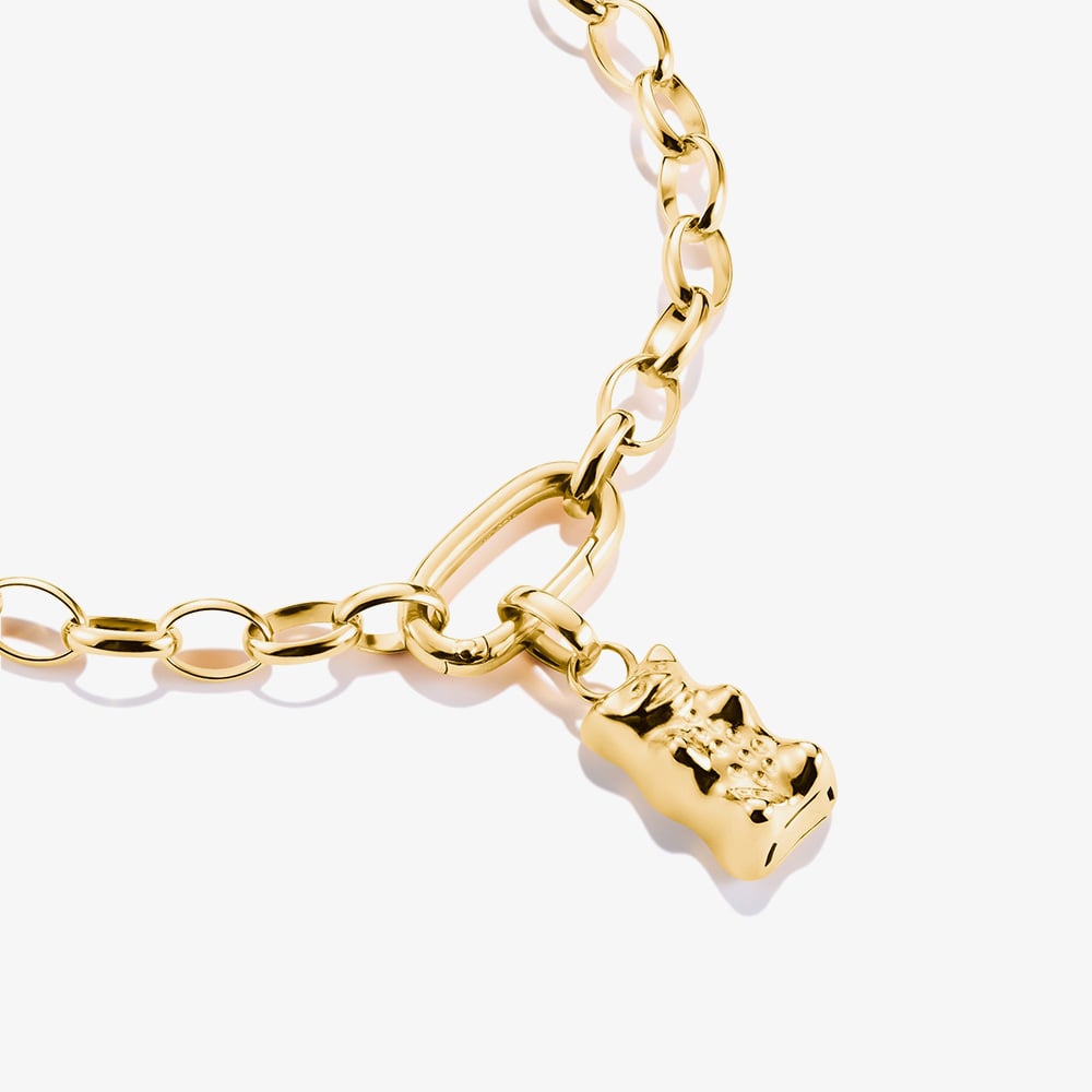 THOMAS SABO Charm Club Connect Gold Plated Haribo Bear Charm CC1276-413-39