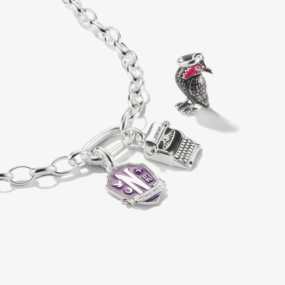 THOMAS SABO Charm Club Connect Wednesday Nevermore Charm CC1316-691-13