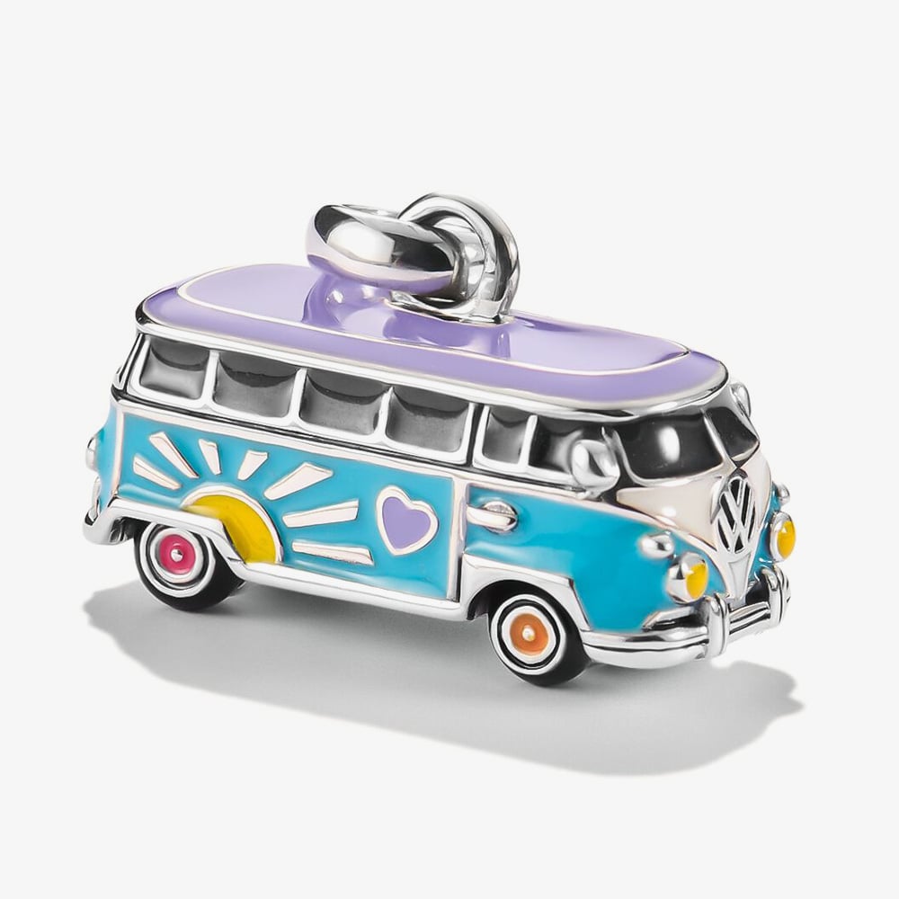 THOMAS SABO Charm Club Connect Volkswagen Hippie Bus Charm CC1324-664-7
