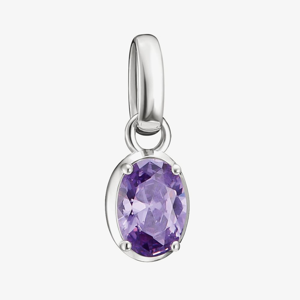 THOMAS SABO Charm Club Connect February Birthstone Charm CC1330-051-13