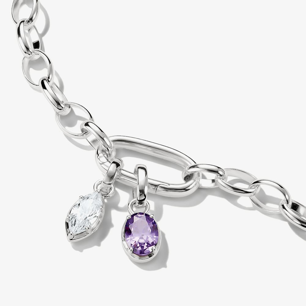 THOMAS SABO Charm Club Connect April Birthstone Charm CC1332-051-14